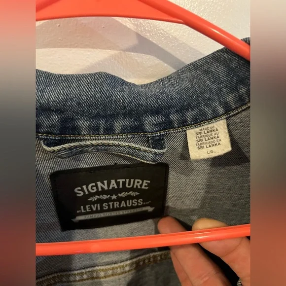 Levi Strauss Men’s Large Signature Jean Jacket EUC - Picture 3 of 4